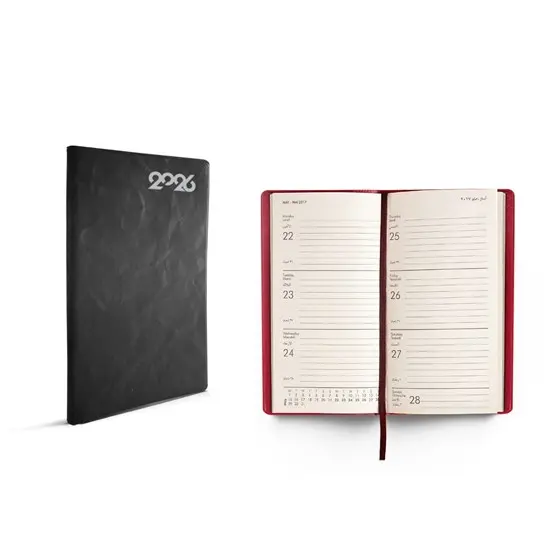 [720.26] Weekly Pocket Diary Pvc Cover 9X15Cm 2026