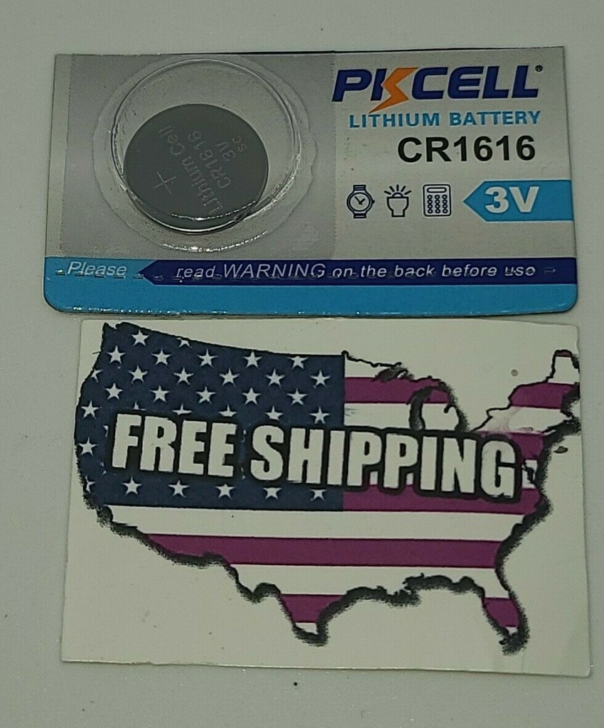 PKCELL CR1616 MICRO LITHIUM BATTERY. USA Seller. FAST FREE  SHIP