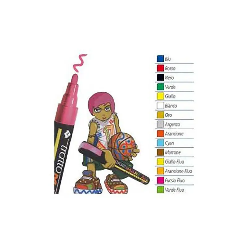 [10163] MARK ALL قلم بويا عريض 